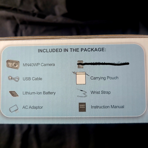 Minolta 48 MP Dual Screen Waterproof Digital Camera MN40WP - Picture 5 of 13